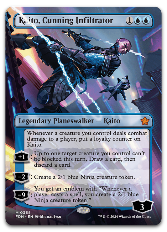 Kaito, Cunning Infiltrator (Borderless) (Foundations)