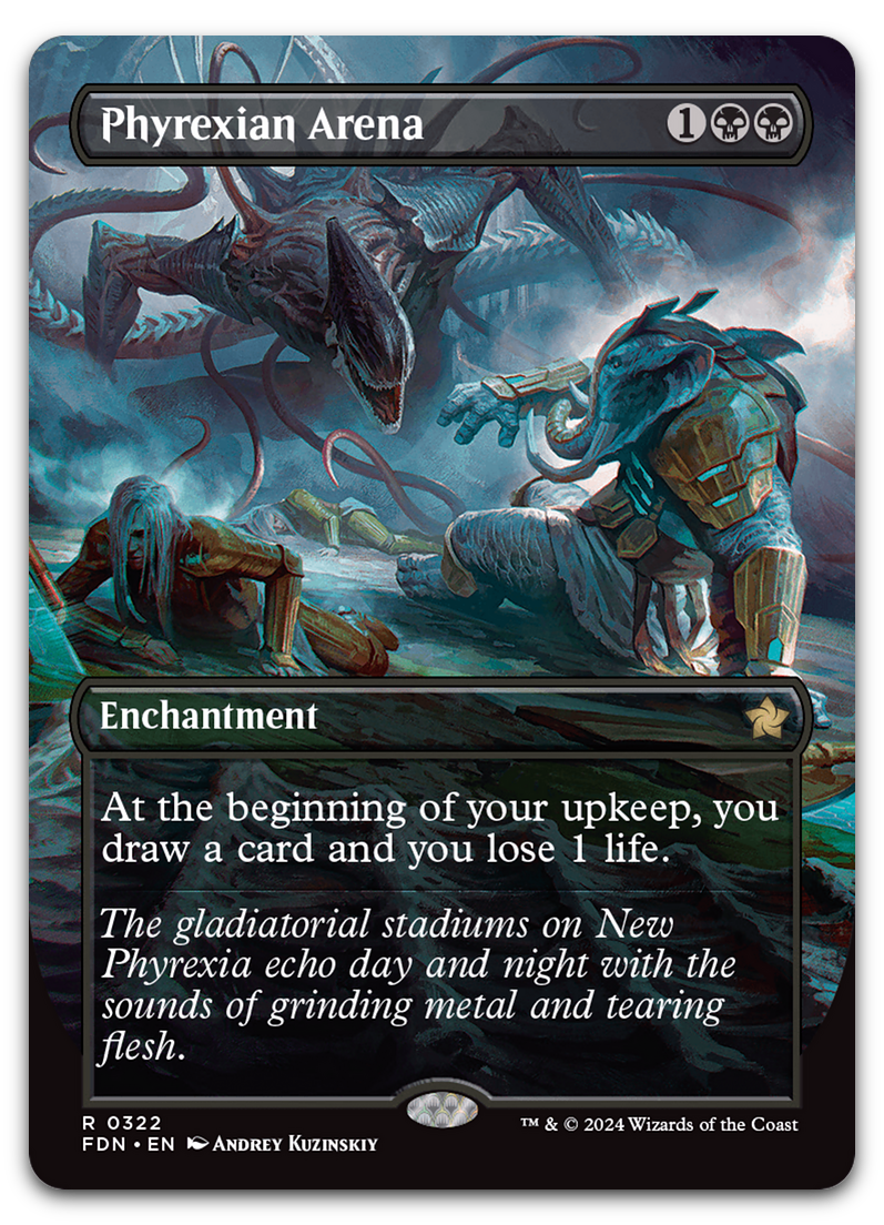 Phyrexian Arena (Borderless) (Foundations)