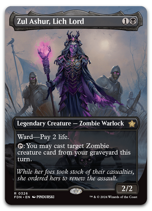 Zul Ashur, Lich Lord (Borderless) (Foundations)