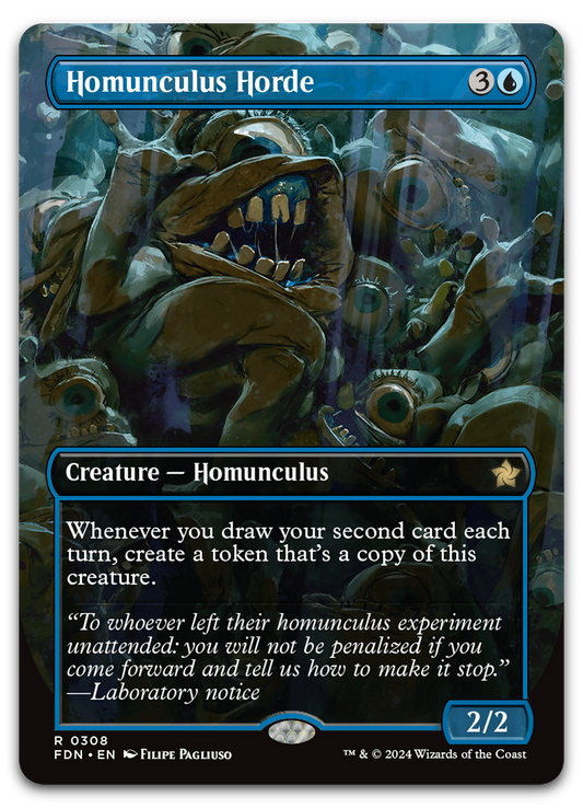 Homunculus Horde (Borderless) (Foundations)