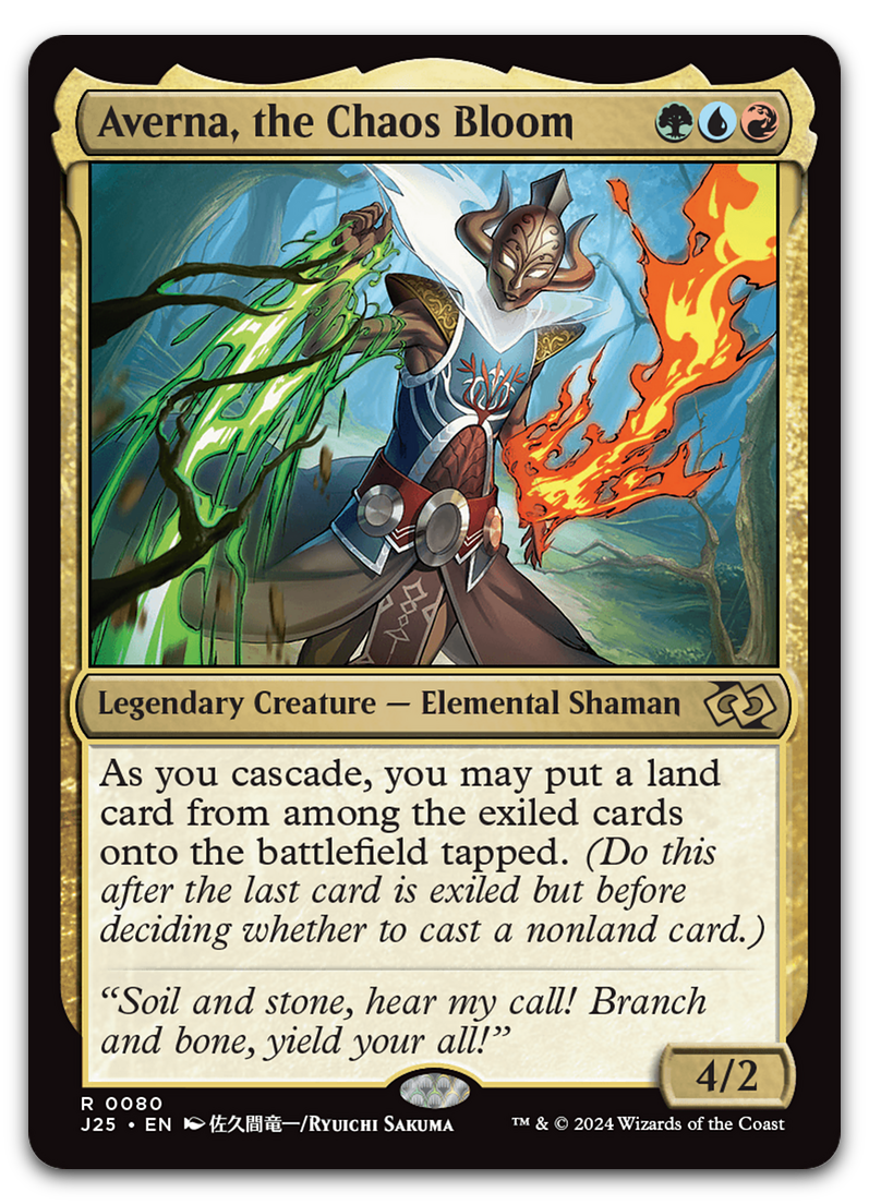 Averna, the Chaos Bloom (Anime) (Foundations Jumpstart)