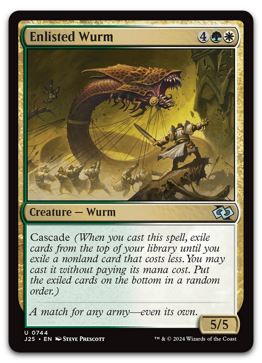 Enlisted Wurm (Foundations Jumpstart)