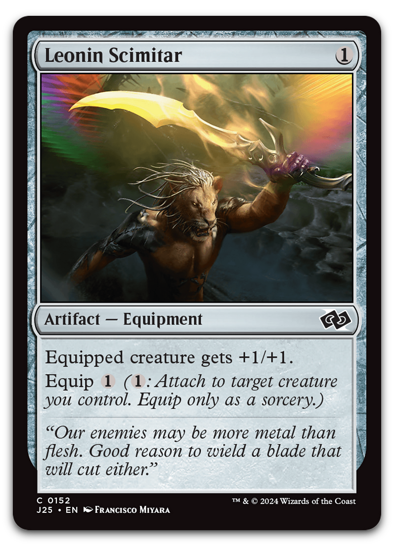 Leonin Scimitar (Foundations Jumpstart)