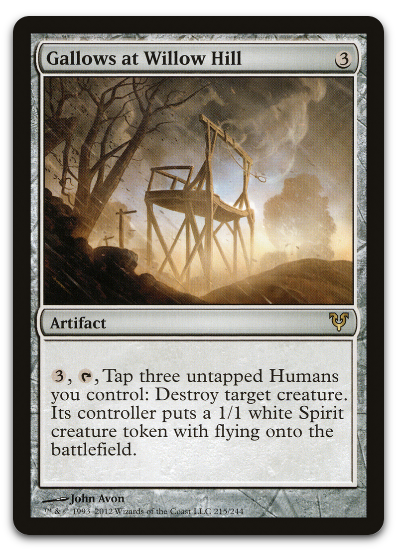 Gallows at Willow Hill (Avacyn Restored)