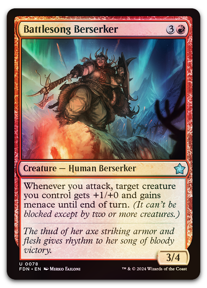 Battlesong Berserker (Foundations)