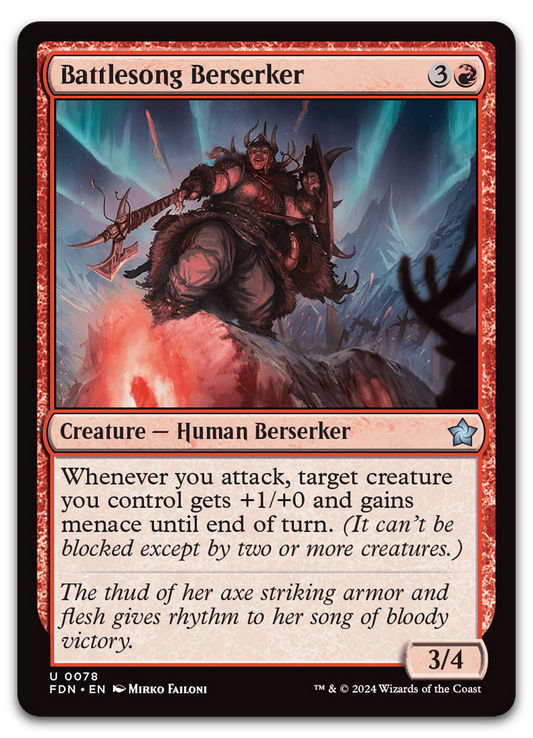 Battlesong Berserker (Foundations)