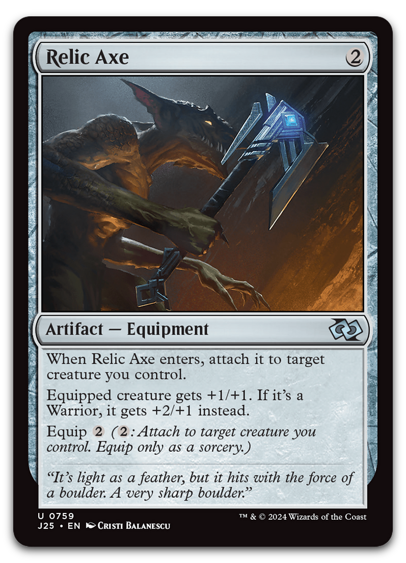 Relic Axe (Foundations Jumpstart)