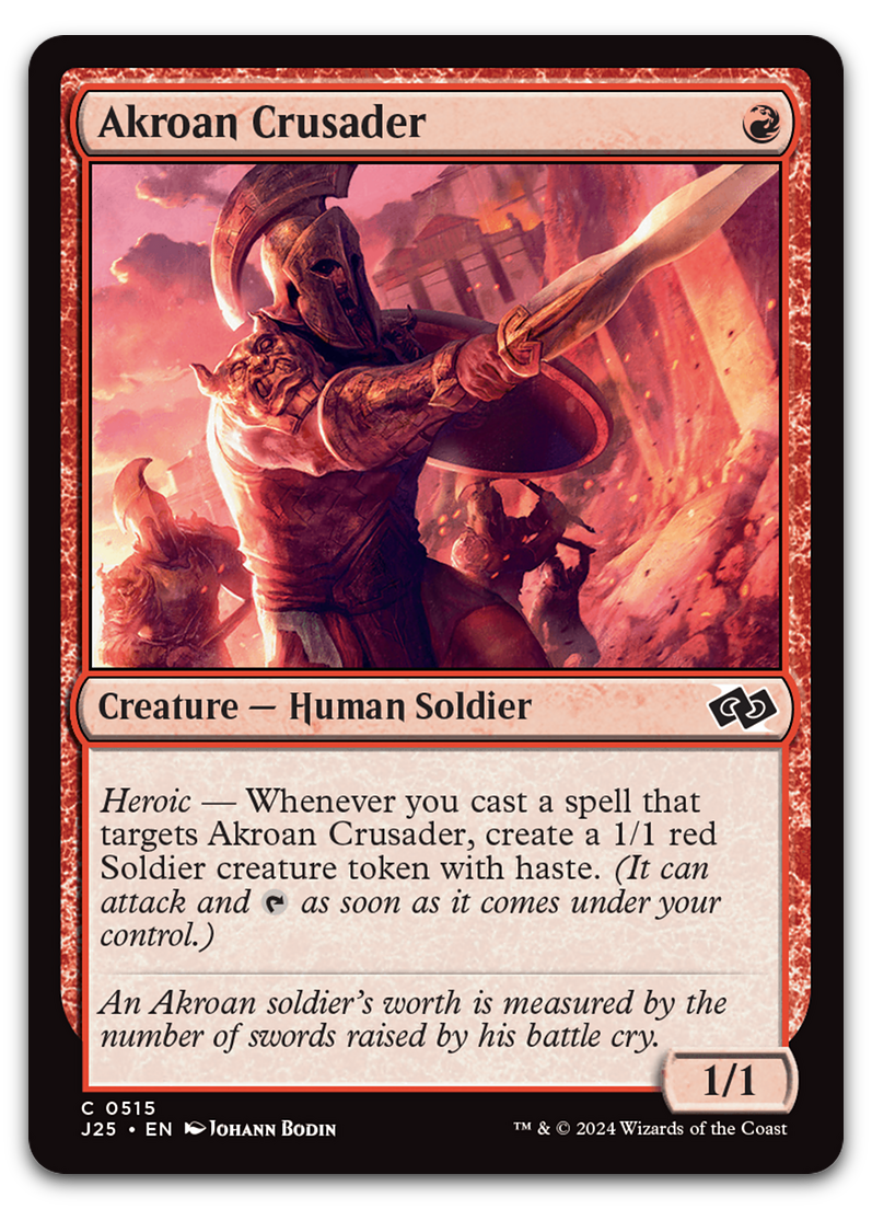 Akroan Crusader (Foundations Jumpstart)
