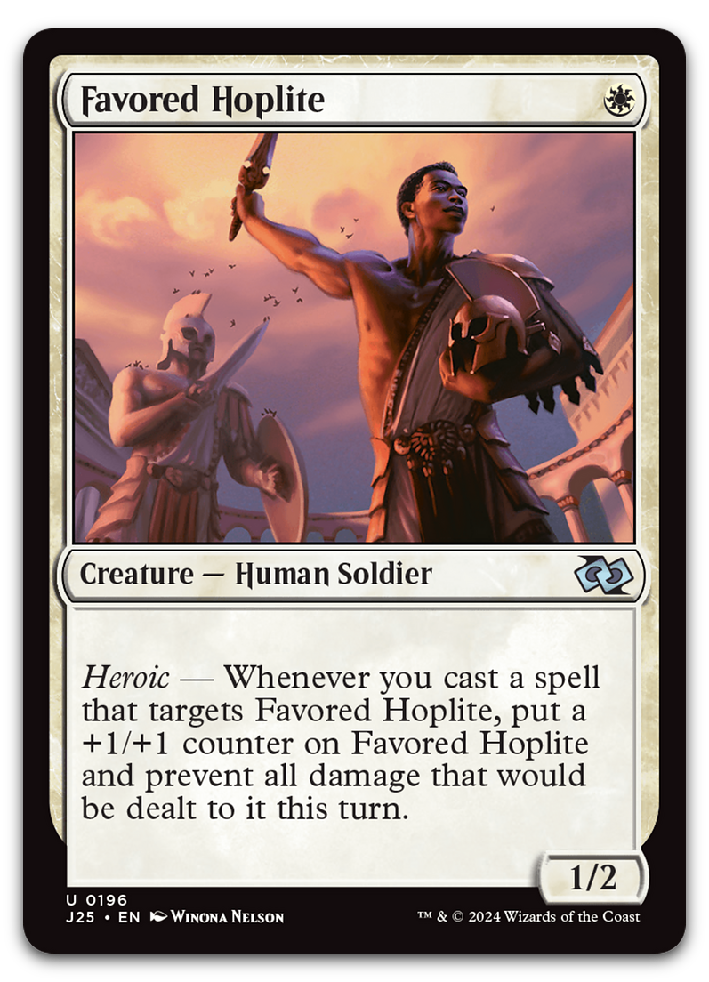 Favored Hoplite (Foundations Jumpstart)