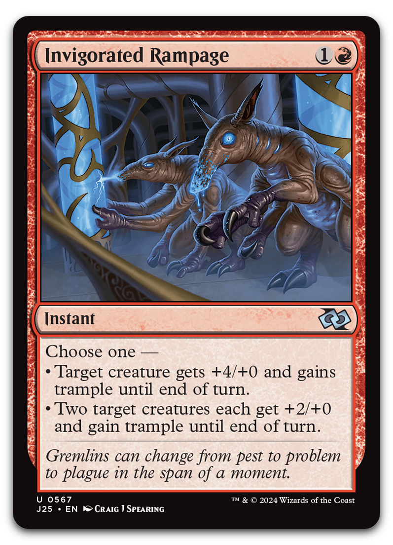 Invigorated Rampage (Foundations Jumpstart)