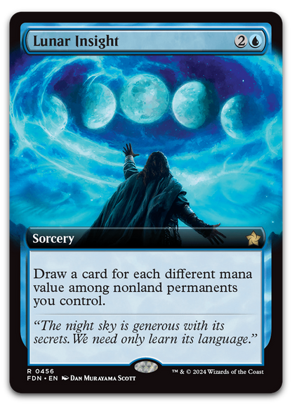 Lunar Insight (Extended Art) (Foundations)