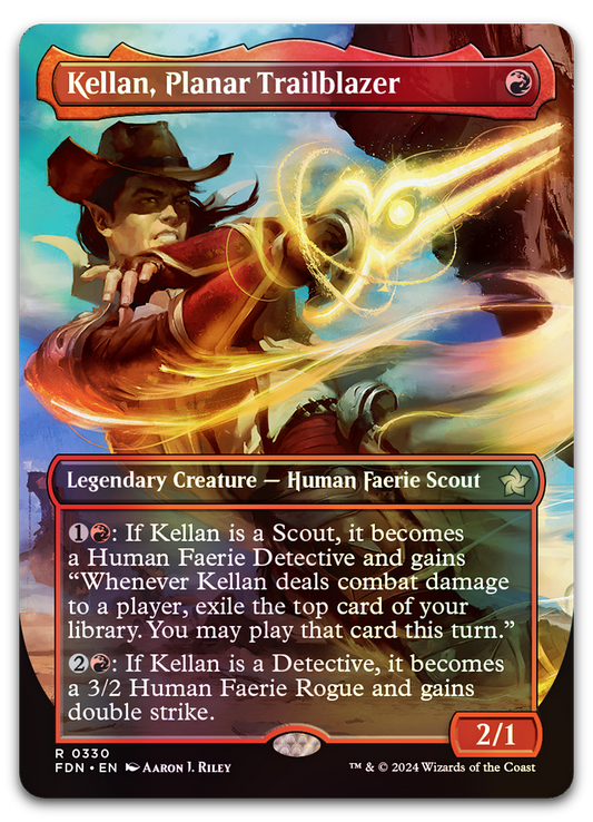 Kellan, Planar Trailblazer (Borderless) (Foundations)