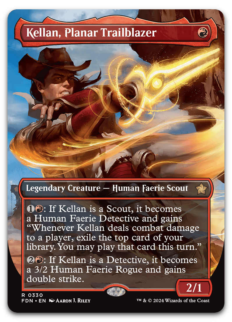 Kellan, Planar Trailblazer (Borderless) (Foundations)