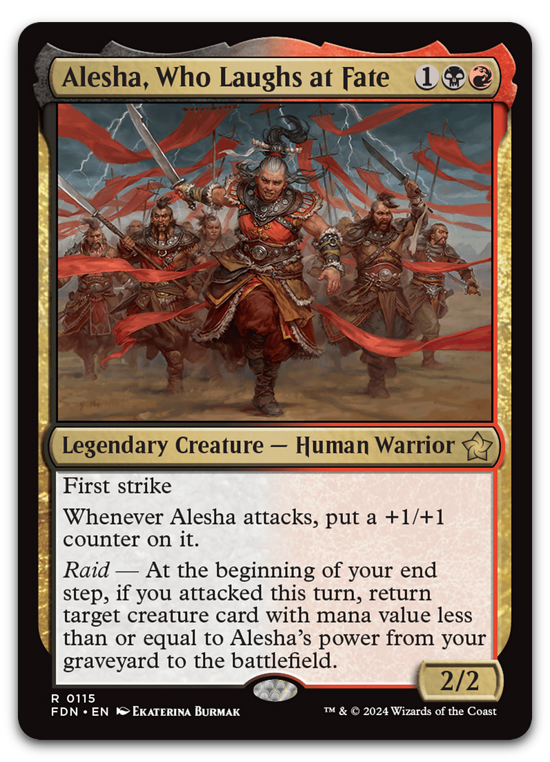 Alesha, Who Laughs at Fate (Foundations)