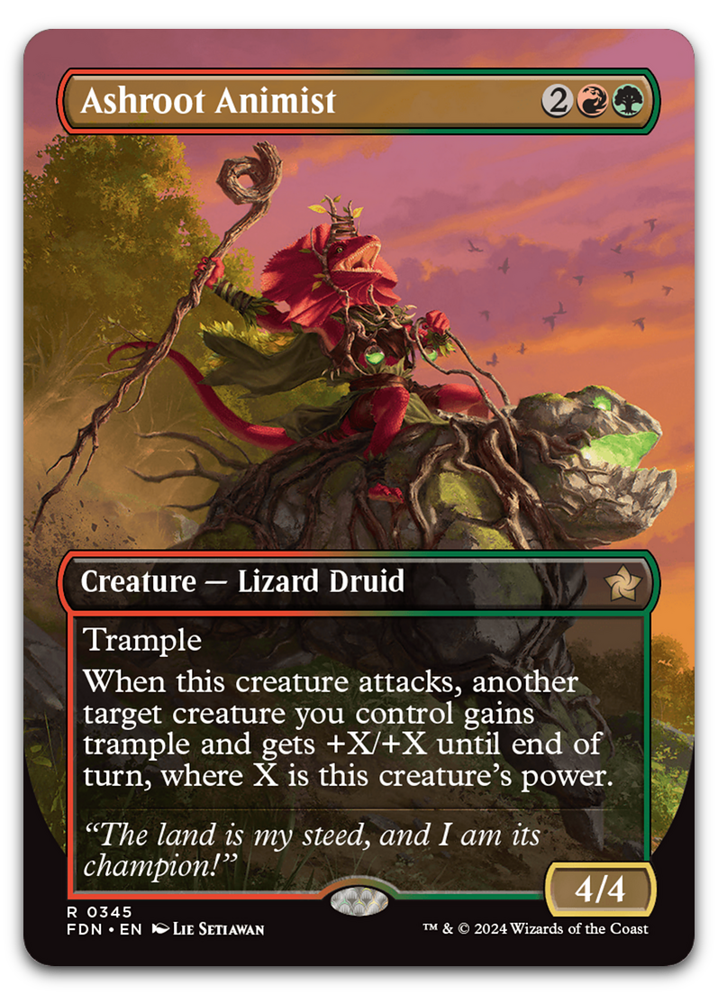 Ashroot Animist (Borderless) (Foundations)