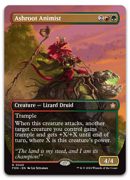 Ashroot Animist (Borderless) (Foundations)