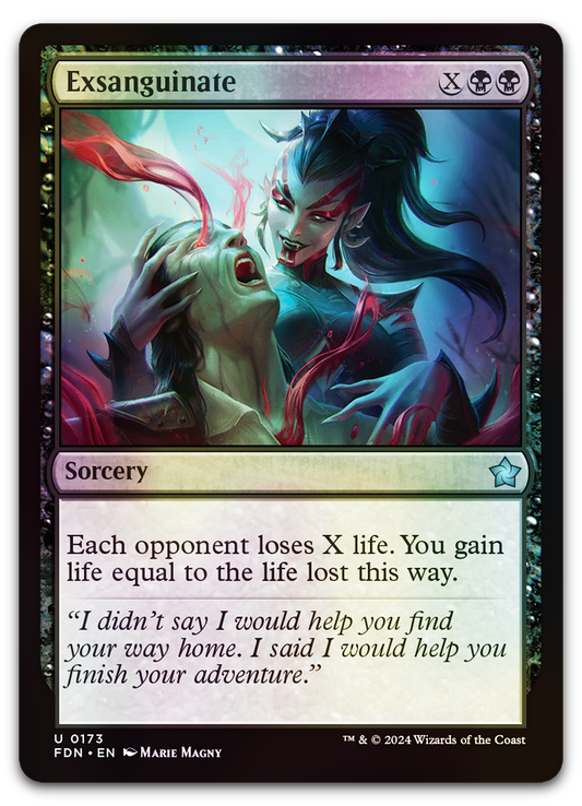 Exsanguinate (Foundations)