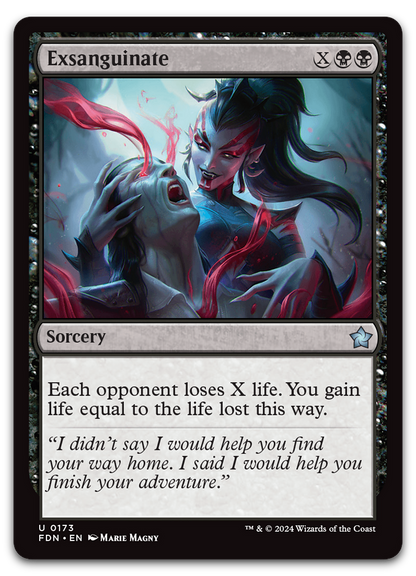 Exsanguinate (Foundations)
