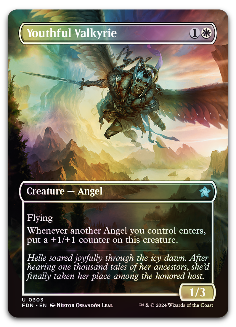 Youthful Valkyrie (Borderless) (Foundations)