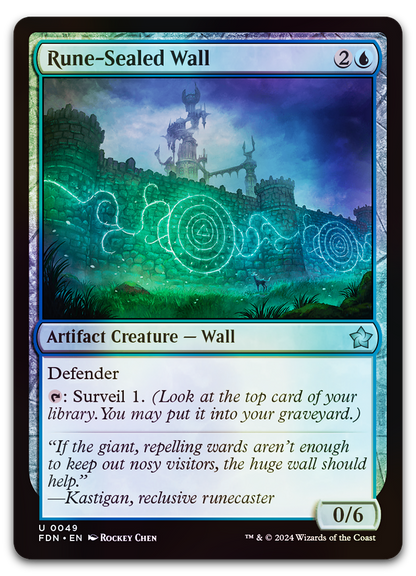 Rune-Sealed Wall (Foundations)