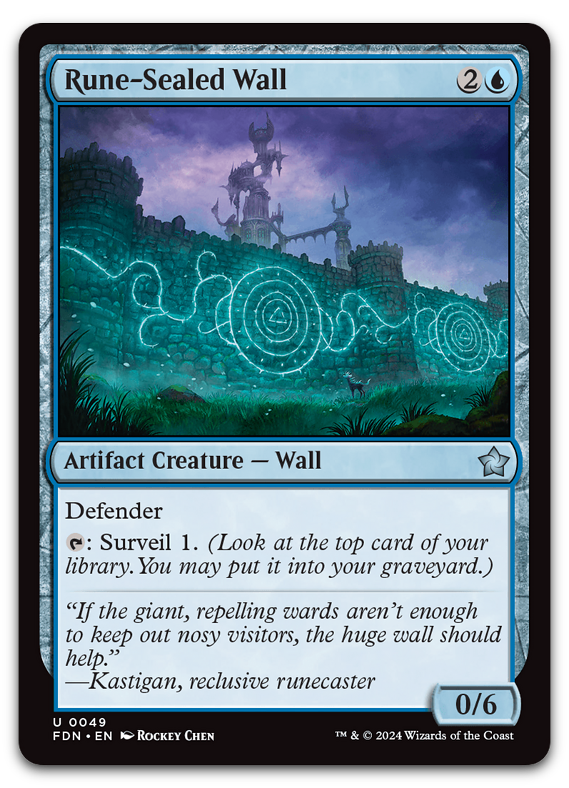 Rune-Sealed Wall (Foundations)