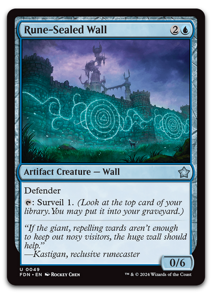 Rune-Sealed Wall (Foundations)