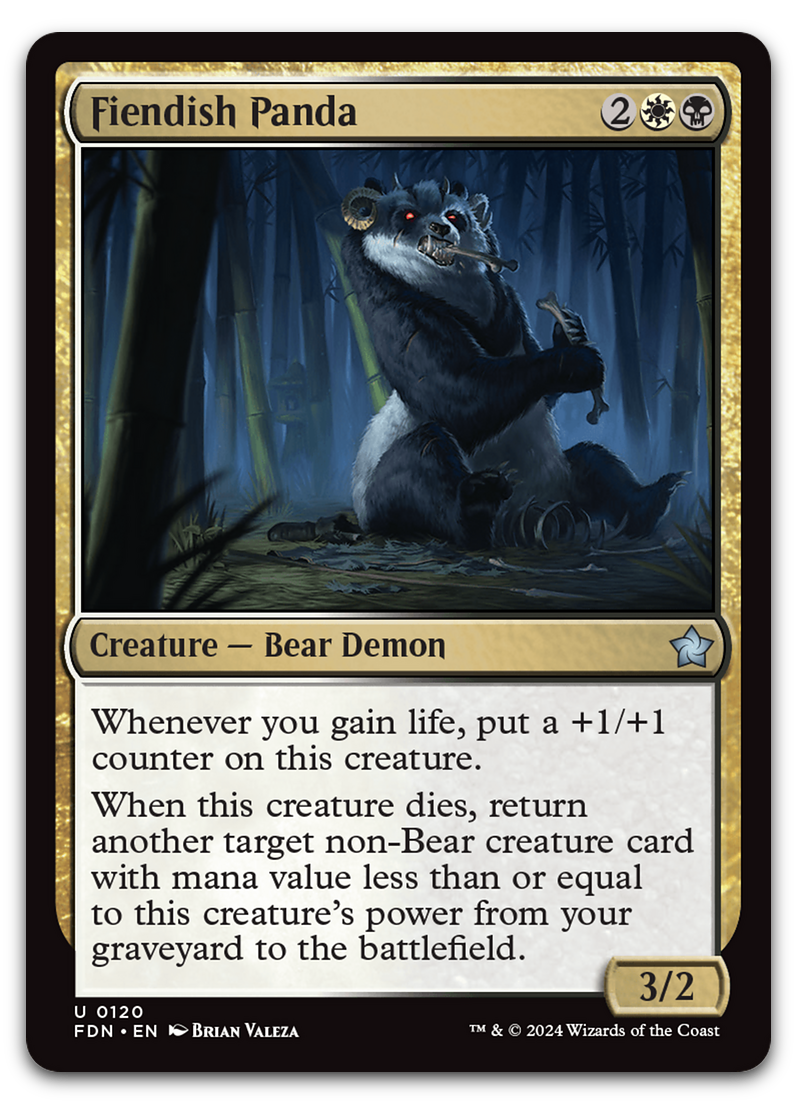 Fiendish Panda (Foundations)