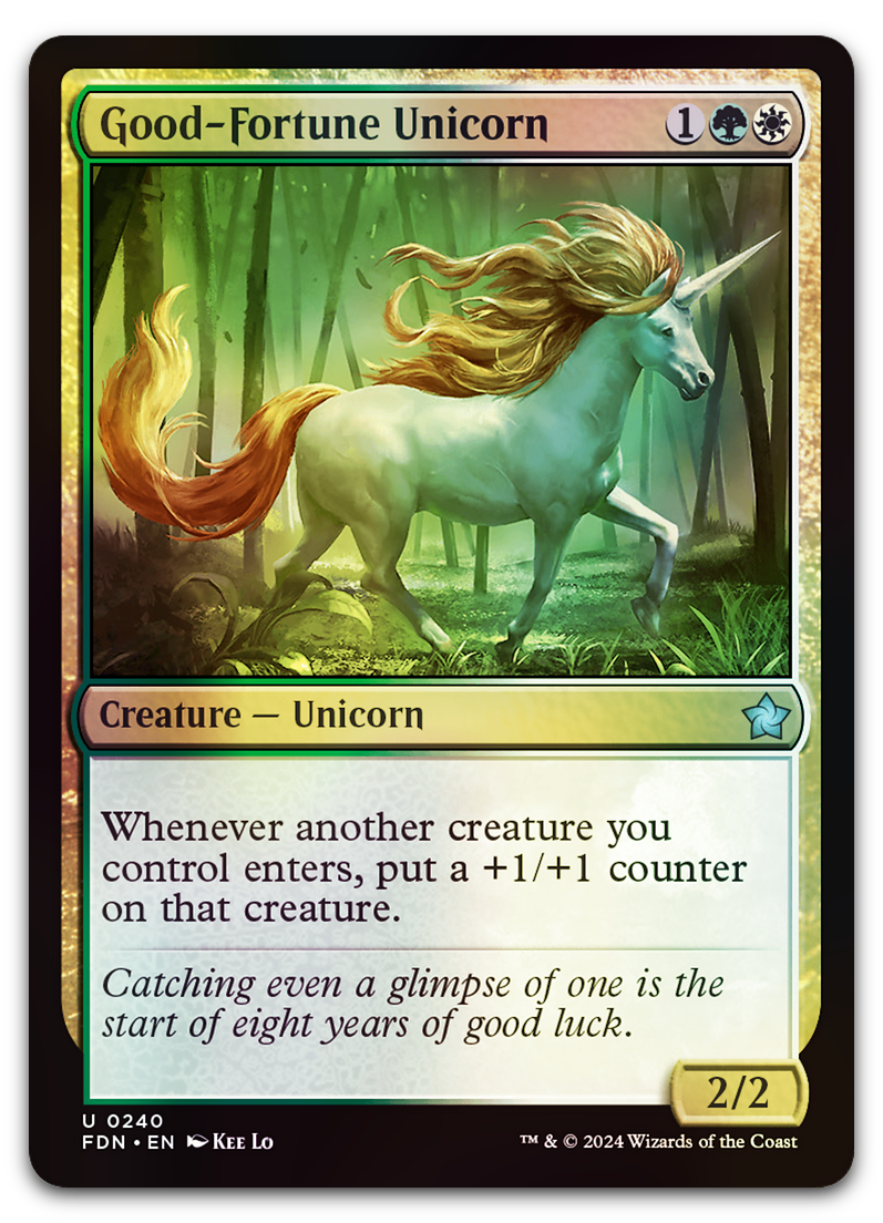 Good-Fortune Unicorn (Foundations)