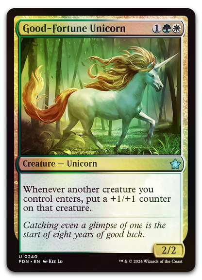 Good-Fortune Unicorn (Foundations)