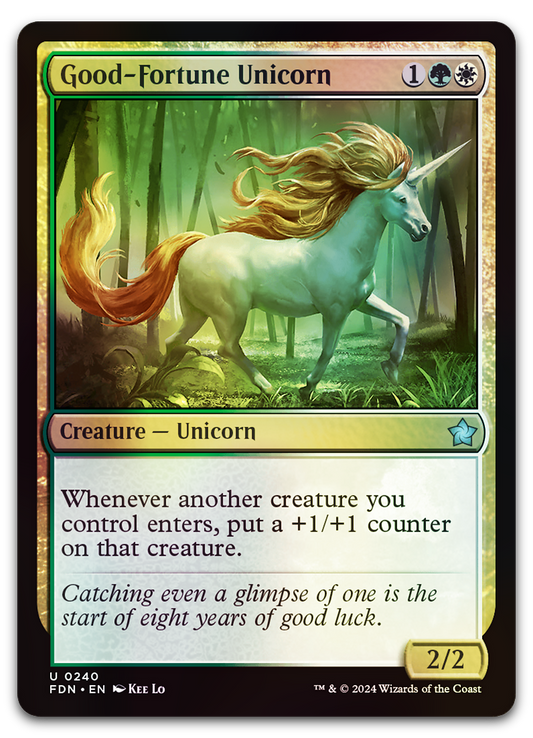 Good-Fortune Unicorn (Foundations)