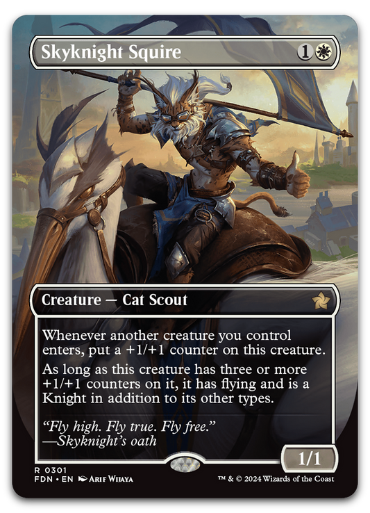 Skyknight Squire (Borderless) (Foundations)