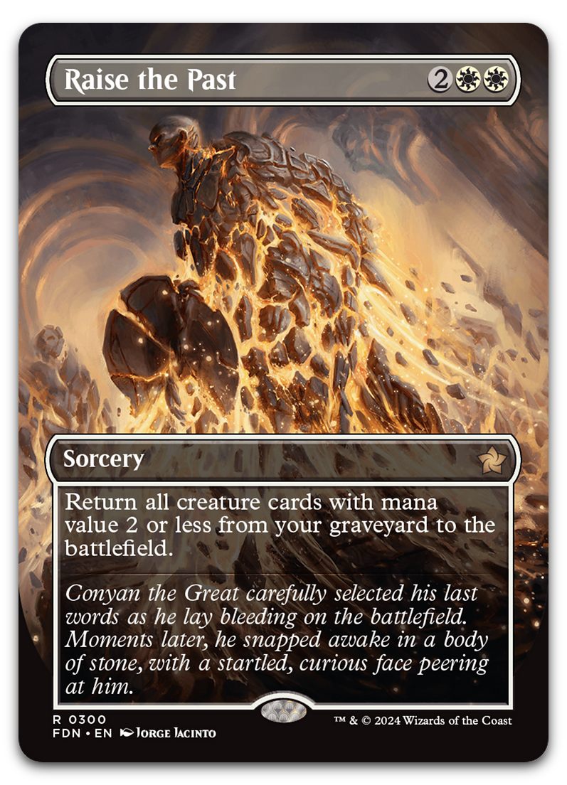 Raise the Past (Borderless) (Foundations)