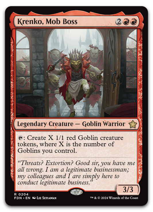 Krenko, Mob Boss (Foundations)