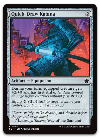 Quick-Draw Katana (Foundations)