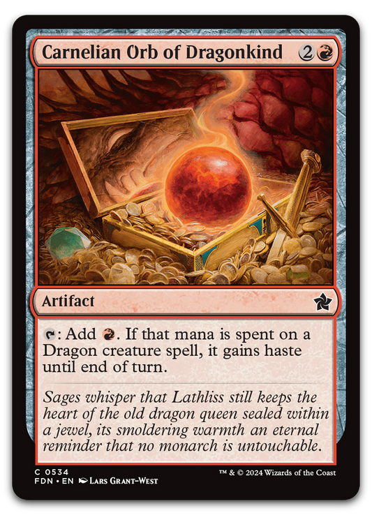 Carnelian Orb of Dragonkind (Foundations)