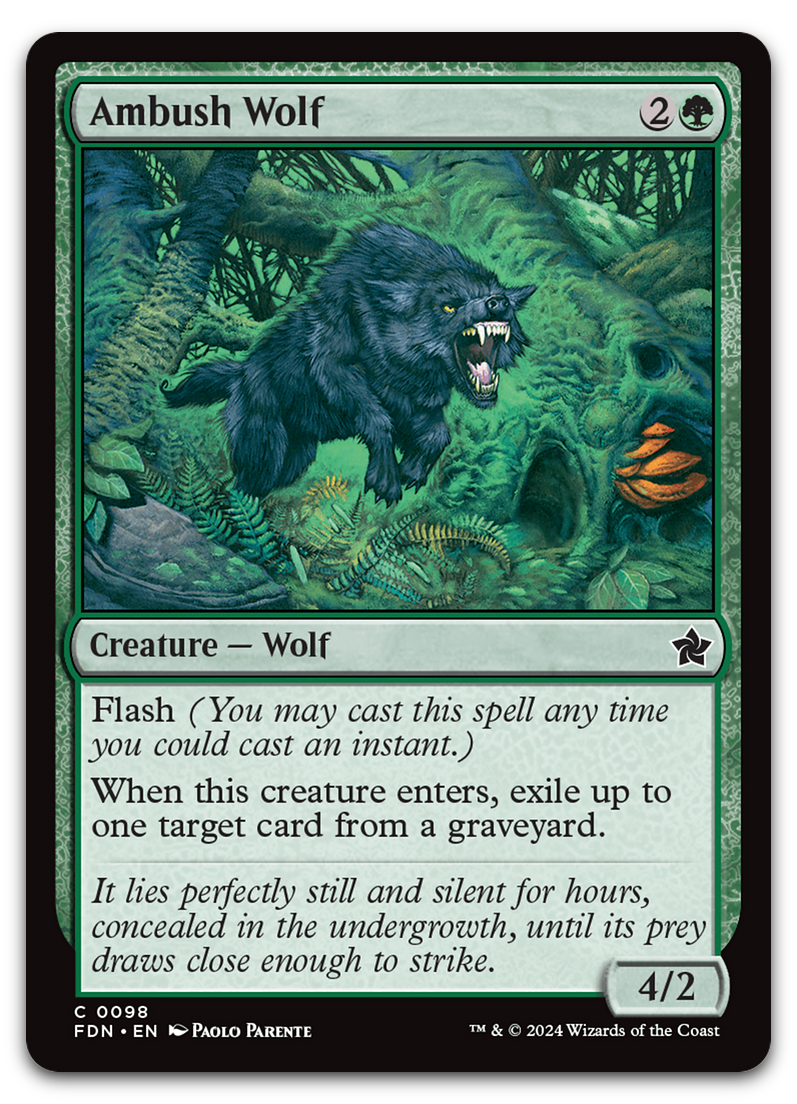 Ambush Wolf (Foundations)