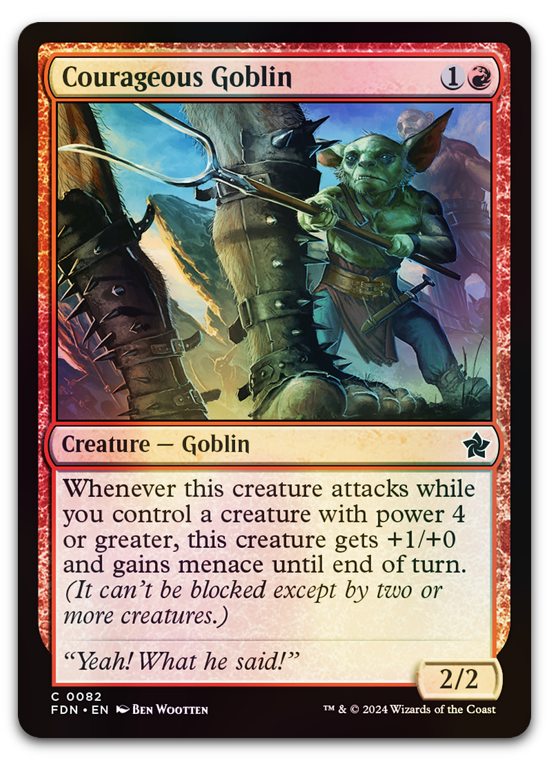 Courageous Goblin (Foundations)