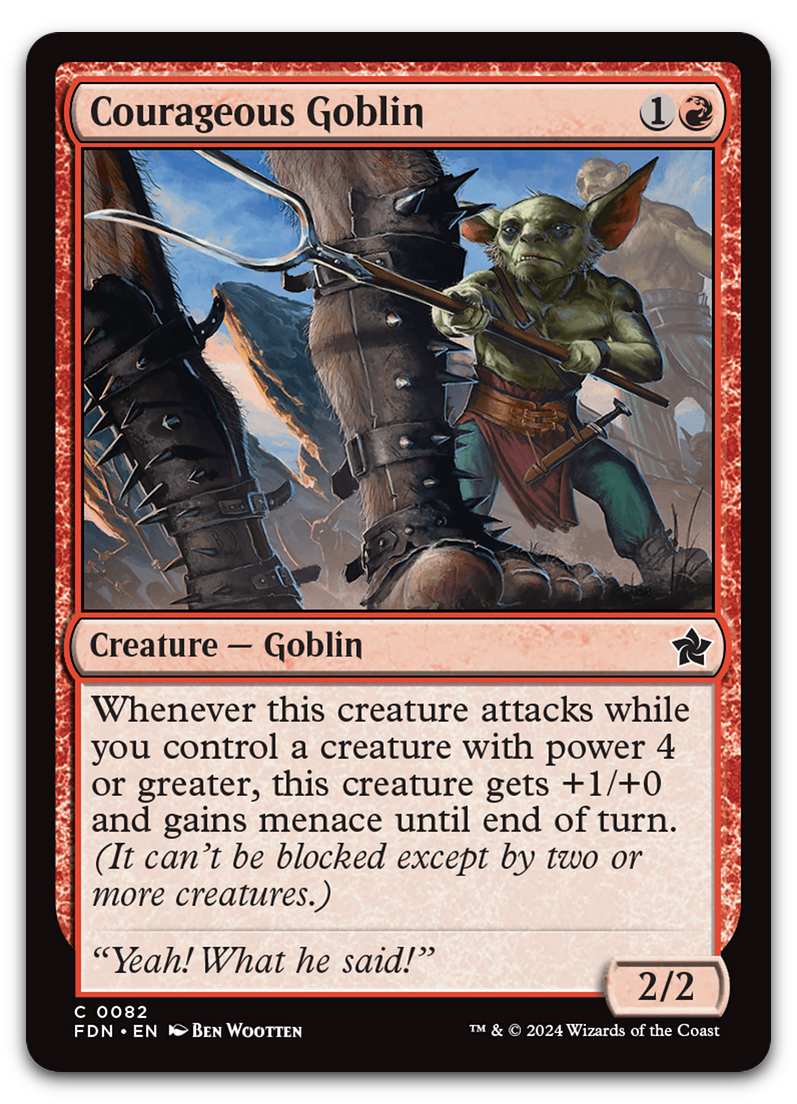 Courageous Goblin (Foundations)