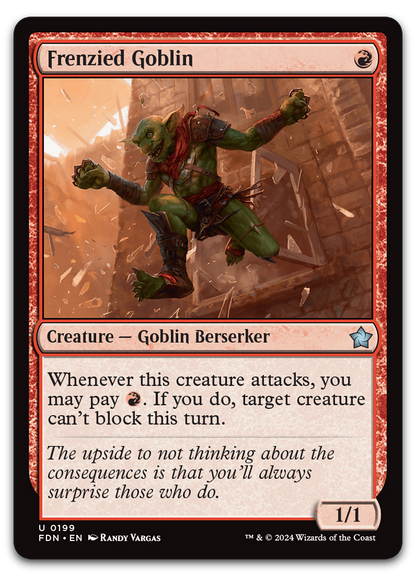 Frenzied Goblin (Foundations)