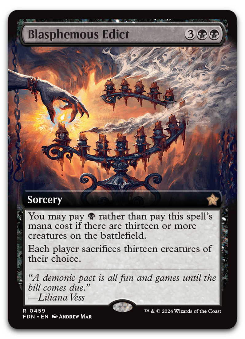 Blasphemous Edict (Extended Art) (Foundations)