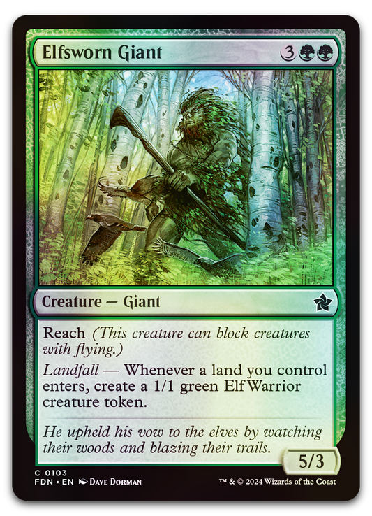 Elfsworn Giant (Foundations)