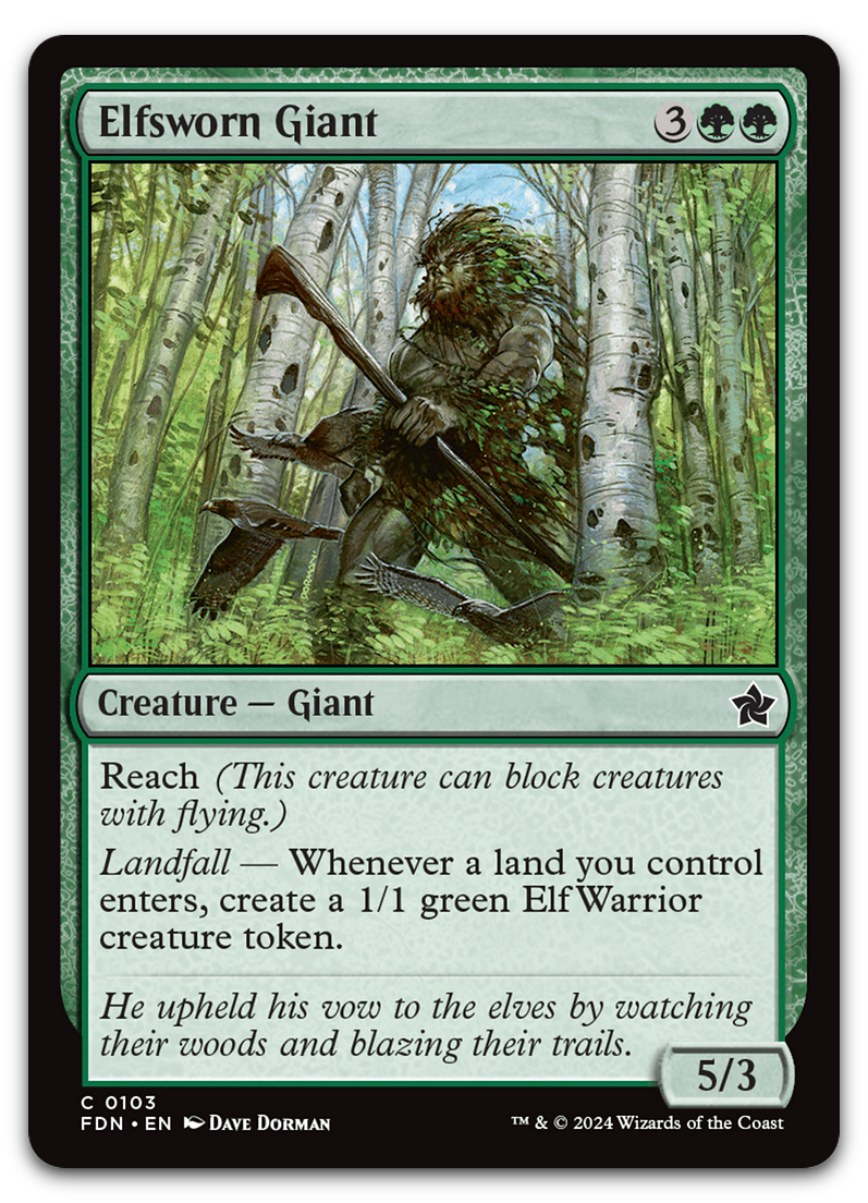 Elfsworn Giant (Foundations)