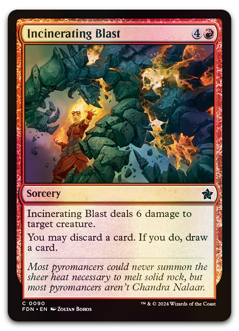 Incinerating Blast (Foundations)