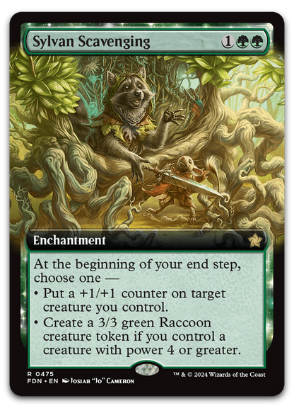 Sylvan Scavenging (Extended Art) (Foundations)