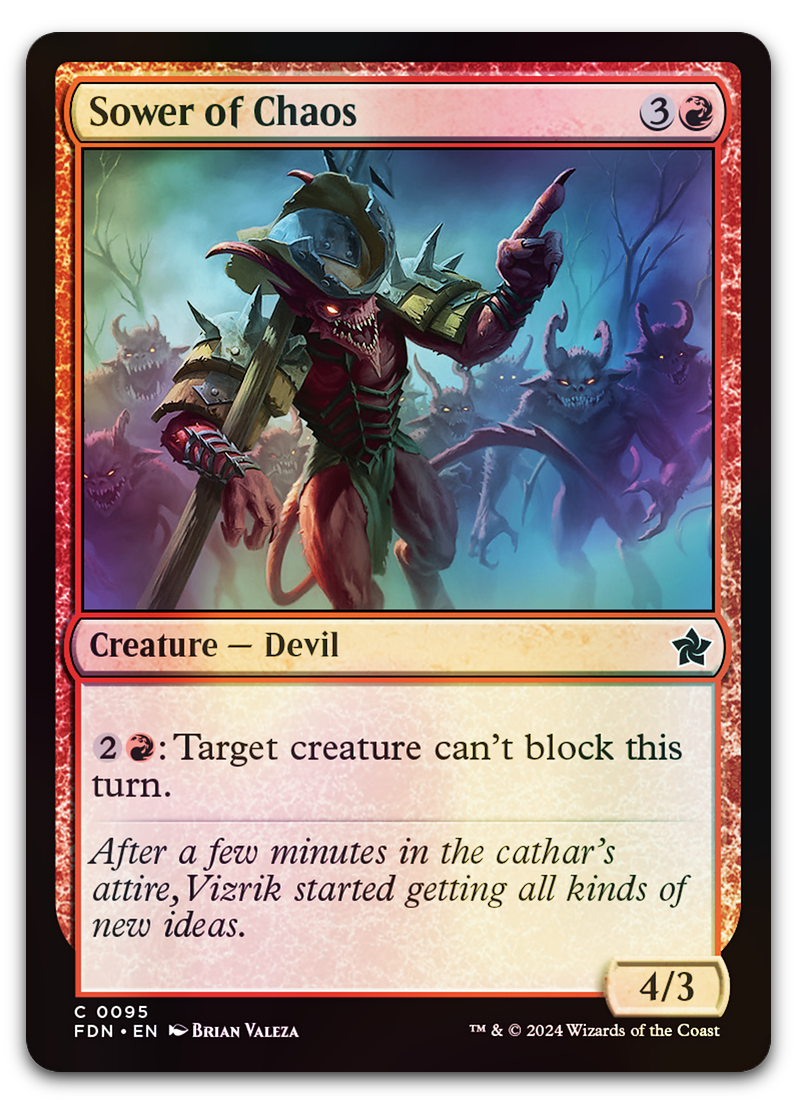Sower of Chaos (Foundations)