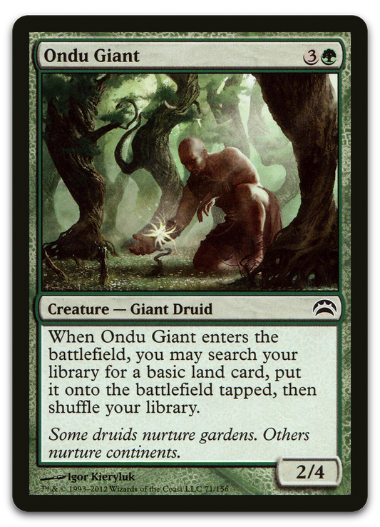 Ondu Giant (Planechase 2012)