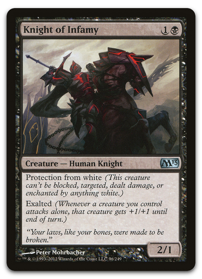 Knight of Infamy (Magic 2013 (M13))