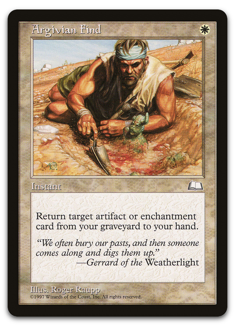 Argivian Find (Weatherlight)