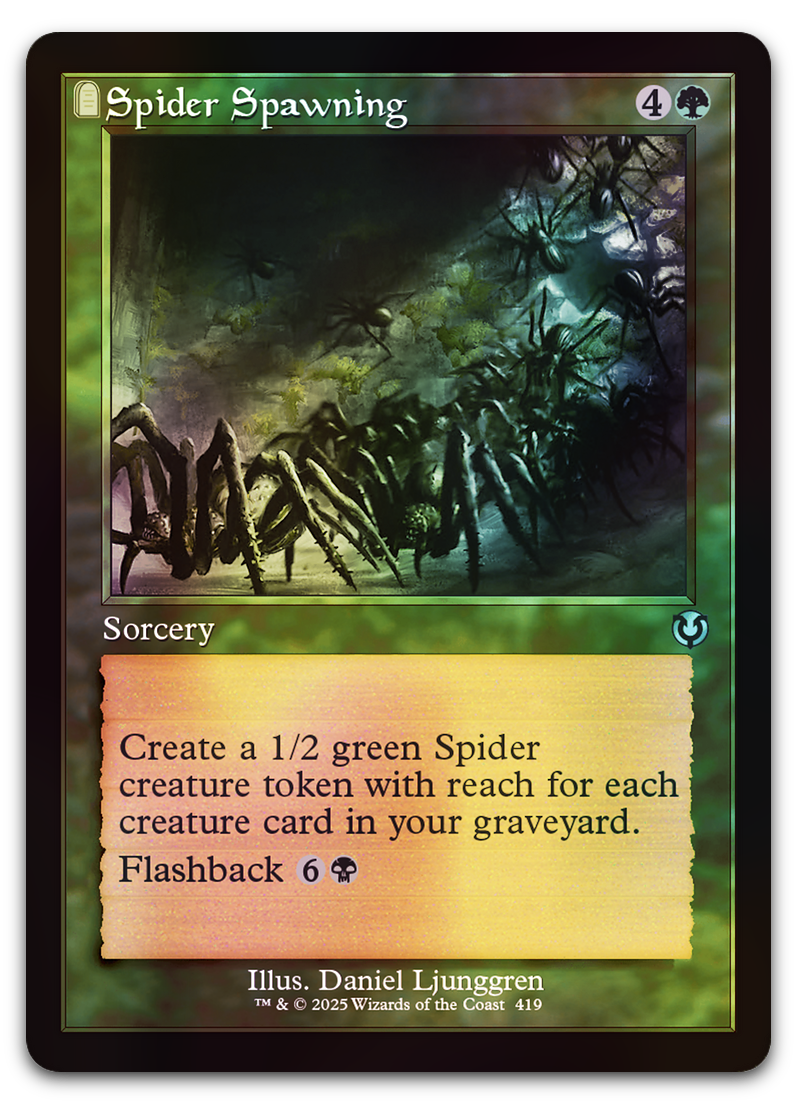 Spider Spawning (Retro Frame) (Innistrad Remastered)