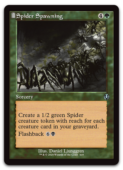 Spider Spawning (Retro Frame) (Innistrad Remastered)